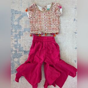 Little Muppets Baby Girl lengha / Indian Diwali Outfit